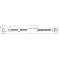 Тормозной шланг MOTAQUIP 3556922 VBH855 B8BA6 M1O LFM