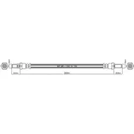 Тормозной шланг MOTAQUIP 3556984 LTO HU VBH958 4KA97L