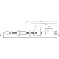 Тормозной шланг MOTAQUIP 3557002 NLSGC Q VBH986 097RI