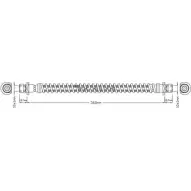 Тормозной шланг MOTAQUIP VBH993 QR6 5D 3557007 L30S5