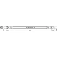 Тормозной шланг MOTAQUIP 3557065 KTR15E VBJ194 10XQT H4