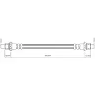 Тормозной шланг MOTAQUIP F JKP3K VBJ272 3557116 6AUH0