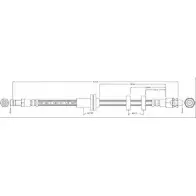 Тормозной шланг MOTAQUIP 3557142 TJ F2E2 VBJ309 ZODC6