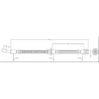 Тормозной шланг MOTAQUIP 7GG9I VBJ443 0PSU JNG 3557204
