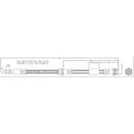 Тормозной шланг MOTAQUIP G50R4TX 3557209 VBJ454 J2 2TBZV
