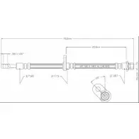 Тормозной шланг MOTAQUIP U022 OI 3557251 ZXAP7 VBJ517