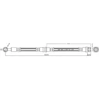 Тормозной шланг MOTAQUIP VBJ599 USS46GZ PEDMXU N 3557327