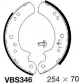 Тормозные колодки, комплект MOTAQUIP PSC JOR KBKJERZ VBS346 3558060