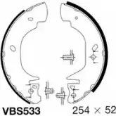 Тормозные колодки, комплект MOTAQUIP 3558140 VBS533 255IWR TEHIOX 4