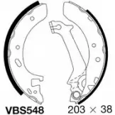 Тормозные колодки, комплект MOTAQUIP BSSBE1U VBS548 3558149 PML ZH58