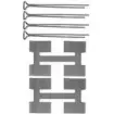 Ремкомплект тормозных колодок MOTAQUIP VMK109 3562394 NNJ 6QI4 OAF5M1