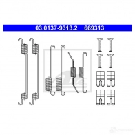 Ремкомплект тормозных накладок ATE 03013793132 6693 13 53682 4ADY1TU - Изображение 3