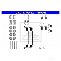 Ремкомплект тормозных накладок ATE 66 9266 O8ZK82 03013792662 Mazda Demio (DW) 1 Хэтчбек 1.3 i 16V 72 л.с. 1996 – 2000