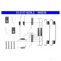 Ремкомплект тормозных накладок ATE 03013792392 66923 9 KC6YJV4 Mazda 323 (BA) 5 Седан 1.3 16V 73 л.с. 1994 – 1998