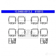 Ремкомплект колодок ATE 13046005132 1437252018 8 IT7N - Изображение 2