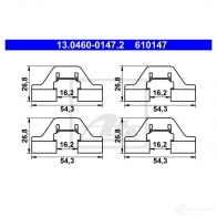 Ремкомплект колодок ATE 1437252027 13046001472 65C0I K2 - Изображение 2