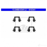 Ремкомплект колодок ATE 13046003412 6 10341 ZGVXUI Nissan X-Trail (T30) 1 Кроссовер 2.0 150 л.с. 2001 – 2013