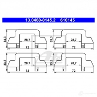 Ремкомплект колодок ATE VYVE M 1437252039 13046001452 - Изображение 2
