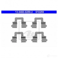 Ремкомплект колодок ATE 61025 9 13046002592 6LDLOS Audi A3 (8P7) 2 Кабриолет 2.0 Tdi 136 л.с. 2008 – 2013