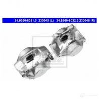 Тормозной суппорт ATE 230 045 24926080315 Mercedes S-Class (W126) 1 1 500 SE, SEL (126.036) 231 л.с. 1979 – 1985 SU5G3Q8