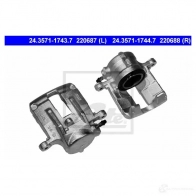 Тормозной суппорт ATE Mercedes Vaneo 24357117437 NTV3AJ 22 0687