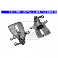 Тормозной суппорт ATE JFYAWJ 24341417127 220 678 Volkswagen Caravelle (T6, SG) 6 Автобус ABT e-Caravelle 113 л.с. 2020 – 2024