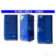 Тормозная жидкость DOT 4, 5 л ATE 03990158032 7058 03 G81JX76 55172