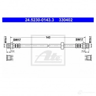 Тормозной шланг ATE 3 30402 Seat Ibiza (6K1) 2 Хэтчбек 1.3 i 54 л.с. 1993 – 1999 24523001433 NI9SS