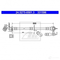 Тормозной шланг ATE A2I EANZ 24527505013 1437251694 - Изображение 2