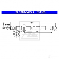 Тормозной шланг ATE Ford KA 24530804253 2 WHRP