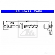 Тормозной шланг ATE 33 0555 STN82F7 24511104623 Citroen C8 1 (EA, EB) Минивэн 2.0 HDi 110 л.с. 2002 – 2024