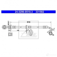 Тормозной шланг ATE 7H ZLE 24529605103 1437251798 - Изображение 2