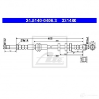 Тормозной шланг ATE 24514004063 62474 YU7VI 3 31480