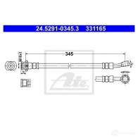 Тормозной шланг ATE 24529103453 LT3T71 33116 5 62881 - Изображение 2