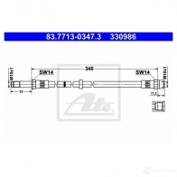 Тормозной шланг ATE I4HUCNA Volvo XC70 1 (295) Универсал 83771303473 3 30986