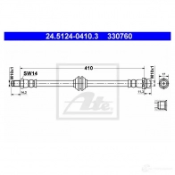 Тормозной шланг ATE 33076 0 RMB443T 62432 24512404103