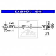Тормозной шланг ATE Audi A2 83623805083 3 30631 04CVF
