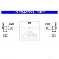 Тормозной шланг ATE 7HSZFQ 3312 61 Volkswagen Transporter (T3) 3 Автобус 1.9 78 л.с. 1982 – 1992 24522402953