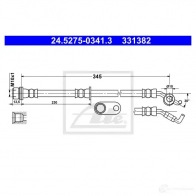 Тормозной шланг ATE 24527503413 1193360253 331 382 3A0R2 - Изображение 2