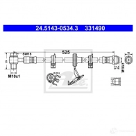 Тормозной шланг ATE 8GTIMTY 24514305343 331 490 1193359924