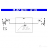 Тормозной шланг ATE Mitsubishi ASX 1 (GA, XA) 2010 – 2020 24510102233 RCZ LI0