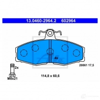 Тормозные колодки, комплект ATE 13046029642 602964 208 61 Skoda Felicia (6U5) 1 Универсал 1.6 75 л.с. 1998 – 2001