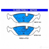 Тормозные колодки, комплект ATE 20756 56852 13046070362 206 75 - Изображение 5