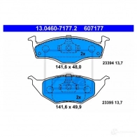 Тормозные колодки, комплект ATE 2 3394 56961 13046071772 23395 - Изображение 6
