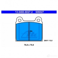 Тормозные колодки, комплект ATE 13046060272 56829 606027 20 011 - Изображение 5