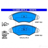 Тормозные колодки, комплект ATE 56376 13046039752 23598 2 3597 - Изображение 4