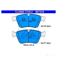 Тормозные колодки, комплект ATE IMG52B R 13046073182 1437251899