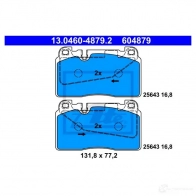 Тормозные колодки, комплект ATE 2 5643 604879 13046048792 56491 - Изображение 8