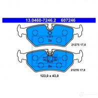 Тормозные колодки, комплект ATE 57026 13046072462 21276 21 275