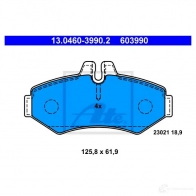 Тормозные колодки, комплект ATE 2302 1 Mercedes Sprinter (901, 902) 1 Фургон 2.9 212 D 122 л.с. 1995 – 2000 603990 13046039902